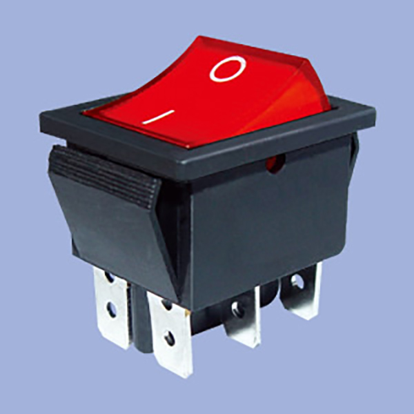 de off rubrum lux illuminata cymba Rocker Switch